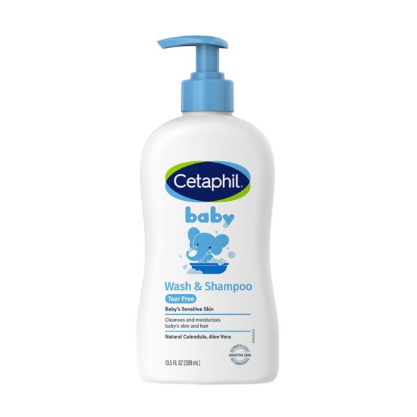 Cetaphil Baby Wash and Shampoo Baby's Sensitive Skin – 399ml