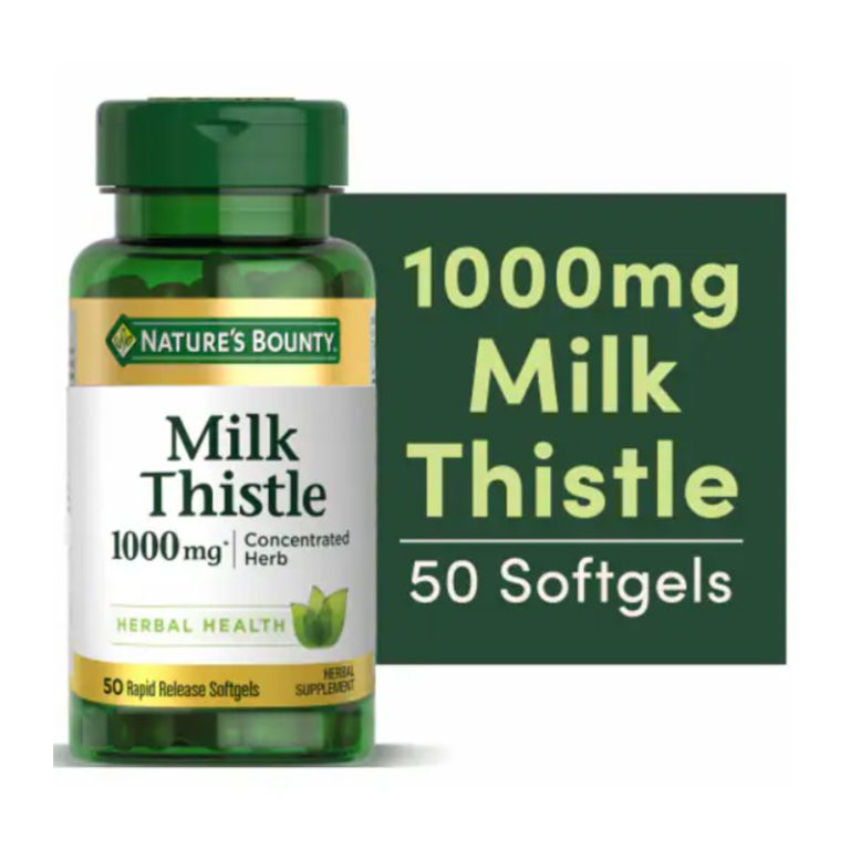 Nature's Bounty Milk Thistle 1000mg - 50 Softgels