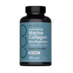 NeoCell Marine Collagen Bio-Peptides Double Strength + Hyaluronic Acid, 180 Caplets