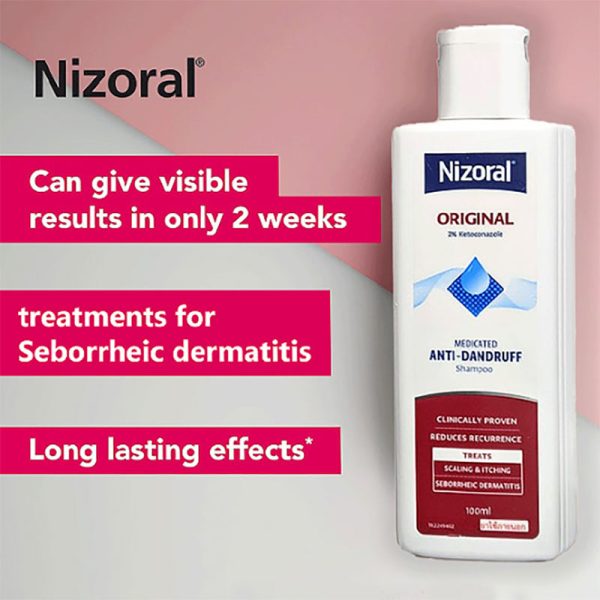 Nizoral Original 2% Ketoconazole Medicated Anti-Dandruff Shampoo - 100ml