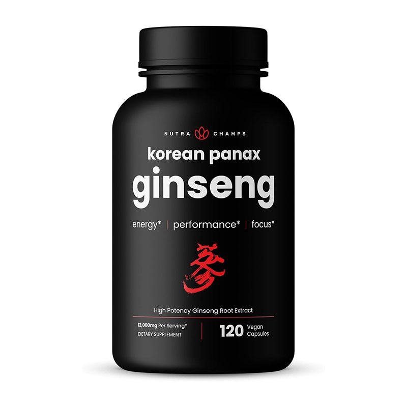 Nutra-Champs-Korean-Panax-Ginseng-12000mg---120-Capsules Nutra Champs Korean Panax Ginseng 12000mg - 120 Capsules