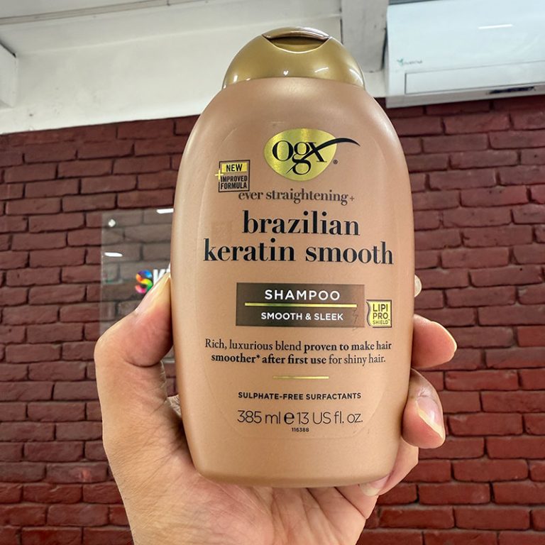 OGX Brazilian Keratin Smooth Shampoo Smooth & Sleek - 385ml