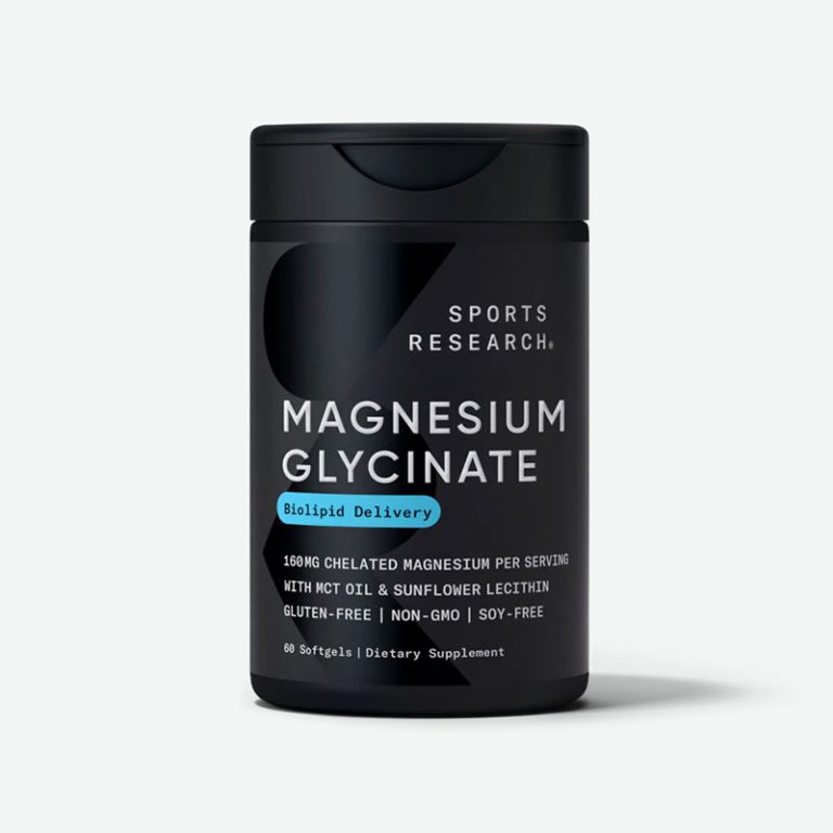 Sports Research Magnesium Glycinate 160 mg 90 Capsules