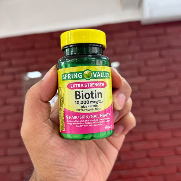 Spring Valley Extra Strength Biotin 1000mcg – 60 Tablets