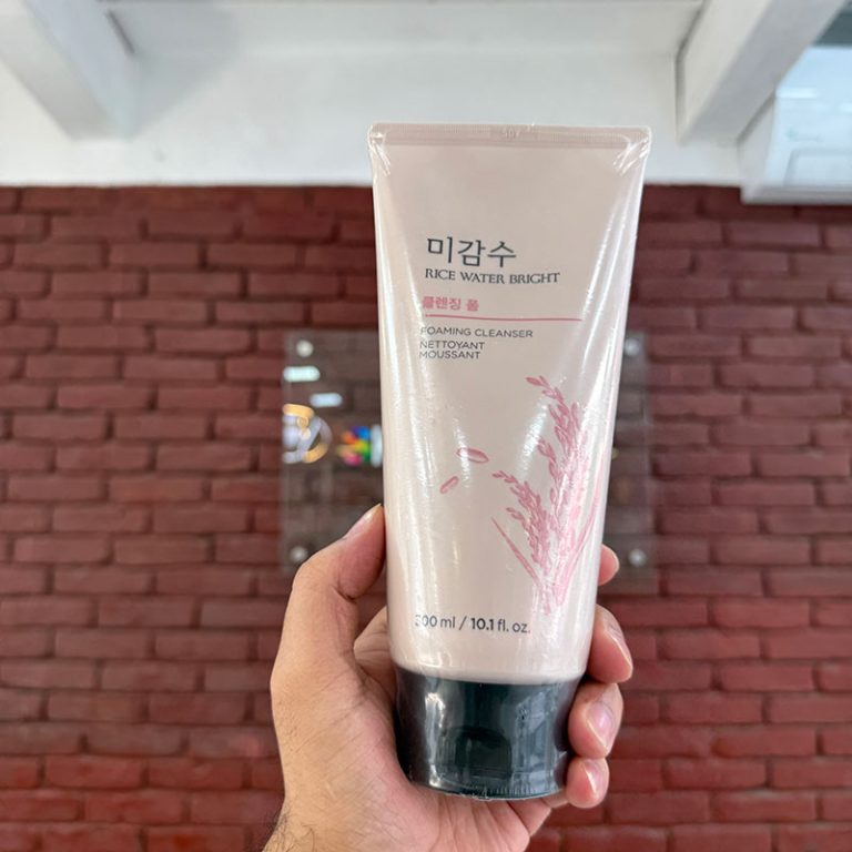 The Face Shop Rice Water Bright Facial Foaming Cleanser – 300ml