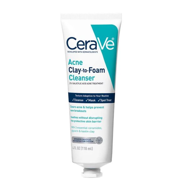 CeraVe Acne Clay to Foam Cleanser 118ml