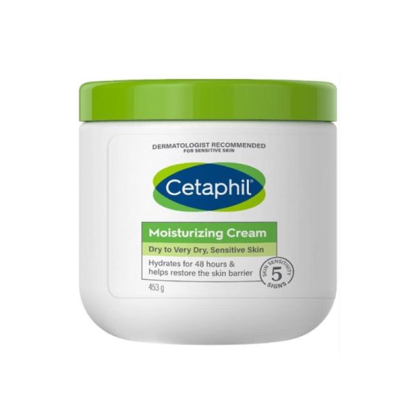 Cetaphil Moisturizing Cream Very Dry to Dry, Sensitive Skin - 453g