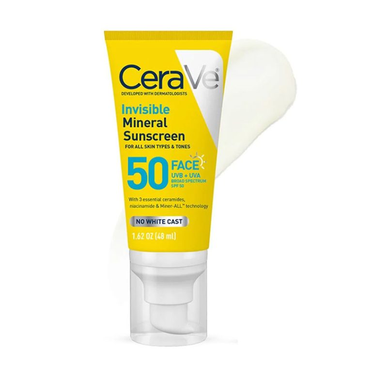 CeraVe Invisible Mineral Sunscreen SPF 50 - 48ml