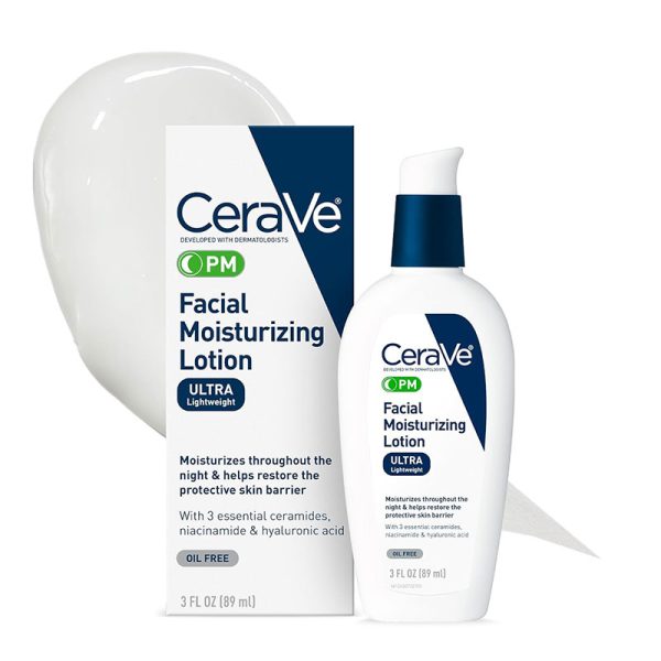 CeraVe PM Facial Moisturizing Lotion Ultra-Lightweight (USA) - 89ml
