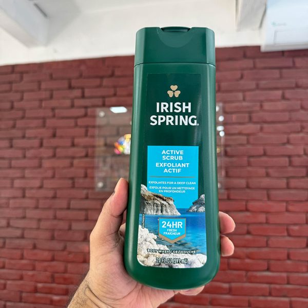 Irish Spring Active Scrub Exfoliant Actif Body Wash - 591ml