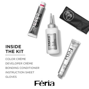 L'Oreal Paris Feria Multi-Faceted Shimmering Permanent Hair Color S1 Smokey Silver