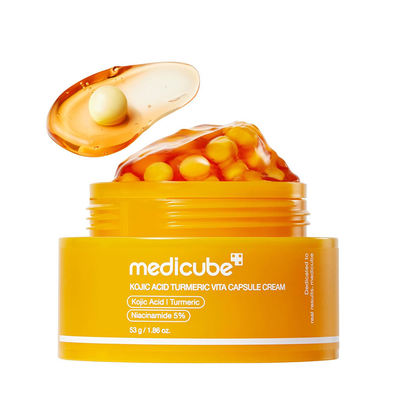 Medicube-Kojic-Acid-Turmeric-Vita-Capsule-Cream-53gm-3 Medicube Kojic Acid Turmeric Vita Capsule Cream 53gm