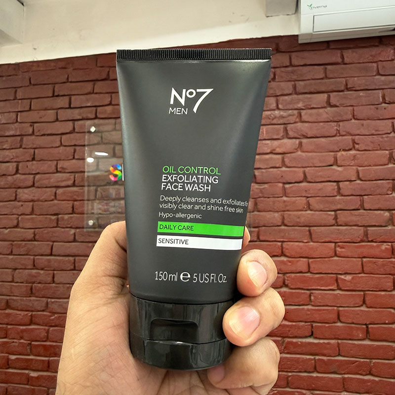 No7-Men-Oil-Control-Exfoliating-Face-Wash-150ml No7 Men Oil Control Exfoliating Face Wash 150ml