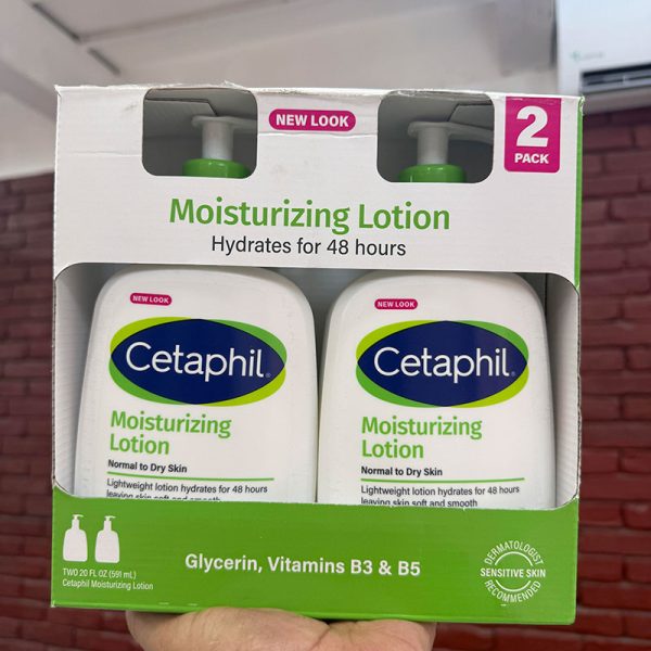 Cetaphil Moisturizing Lotion Normal To Dry Skin - 591ml (2pcs)