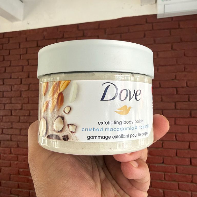 Dove Exfoliating Body Polish Crushed Macadamia & Rice Milk - 298gm