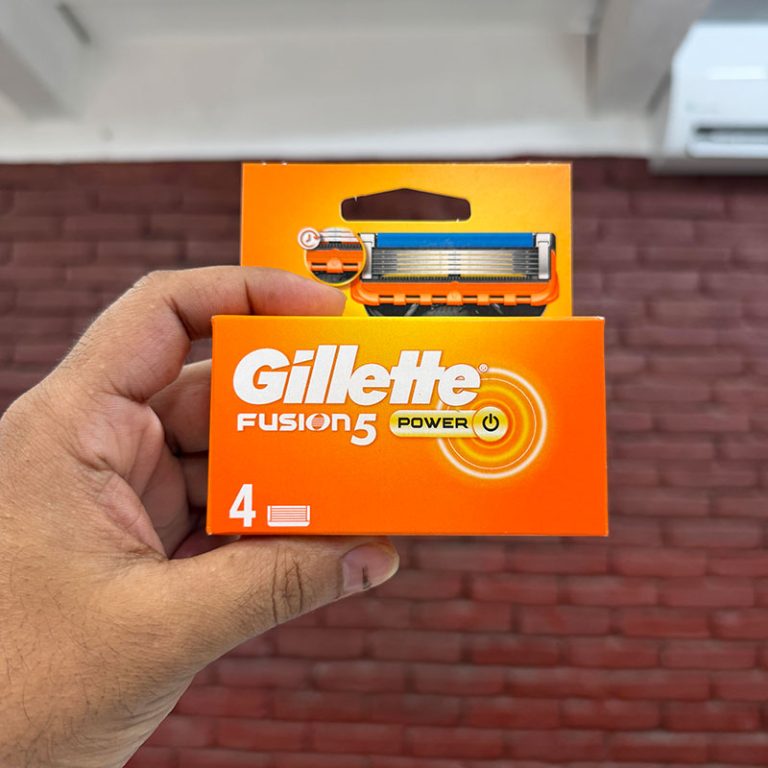 Gillette Fusion5 Men's Razor Blade Refills 4 Count Pack of 1 (Power)