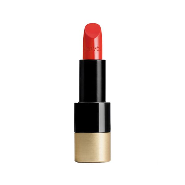 Hermes Rouge Satin Lipstick 75 Rouge Amazone - 3.5G