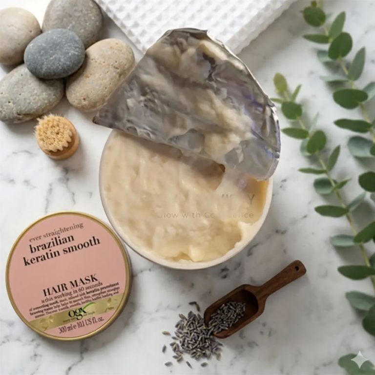 OGX Ever Straightening + Brazilian Keratin Smooth Hair Mask 300ml