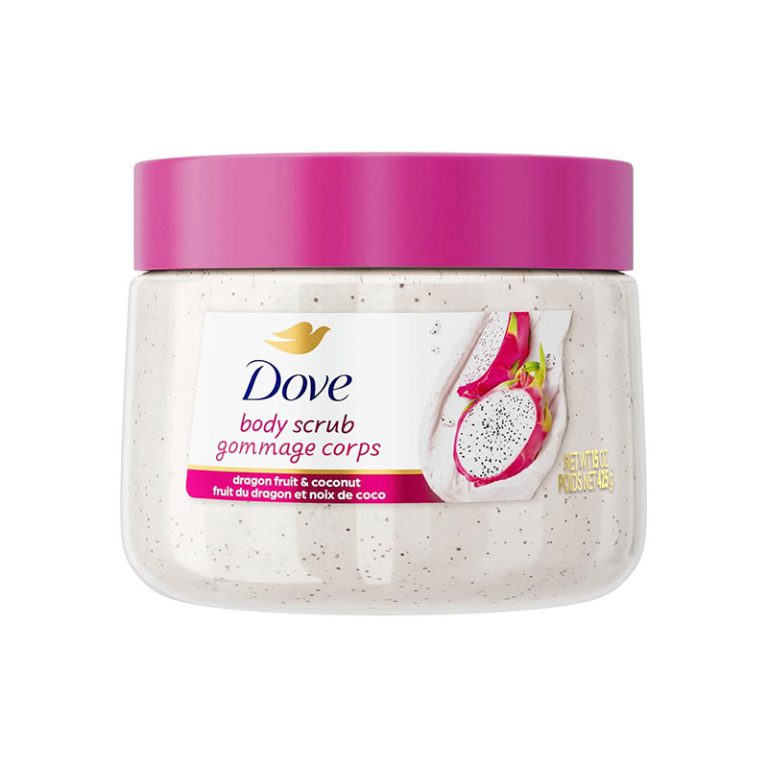 Dove Body Scrub Dragon Fruit & Coconut Cream Body Scrub Exfoliates and Deeply Nourishes for Smooth, Radiant Skin - 425gm