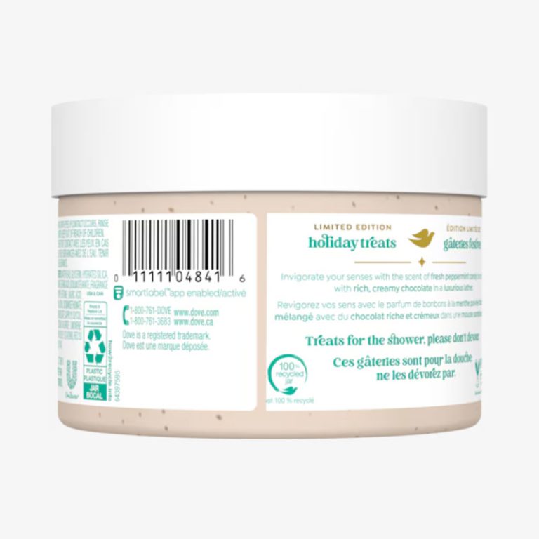 Dove Body Scrub Peppermint Bark - 298gm