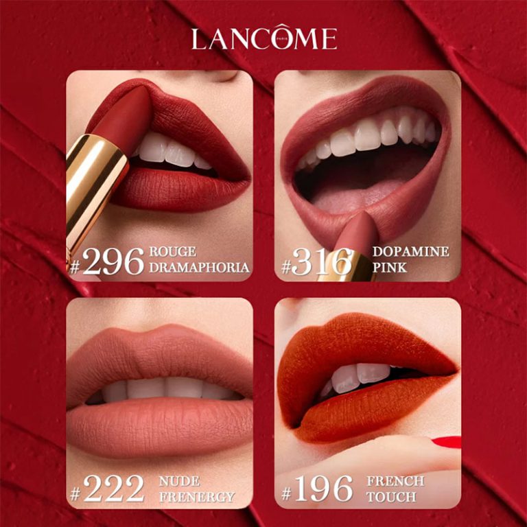 LANCOME L'Absolu Rouge Drama Matte Lipstick 316 Dopamine Pink - 3.4g