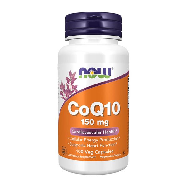 NOW Supplements CoQ10 150mg - 100 Capsules