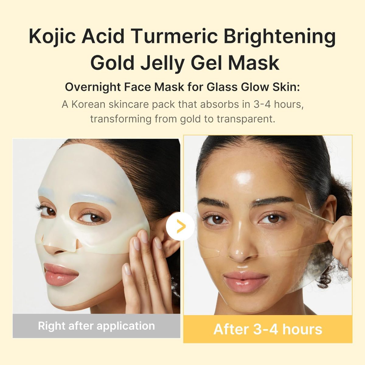 Medicube Kojic Acid Turmeric Brightening Gel Mask (28gm) 4ea