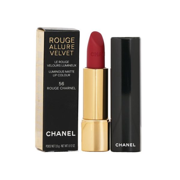 CHANEL ROUGE ALLURE Velvet Luminous Intense Lip Colour 56 Rouge Charnel - 3.5g
