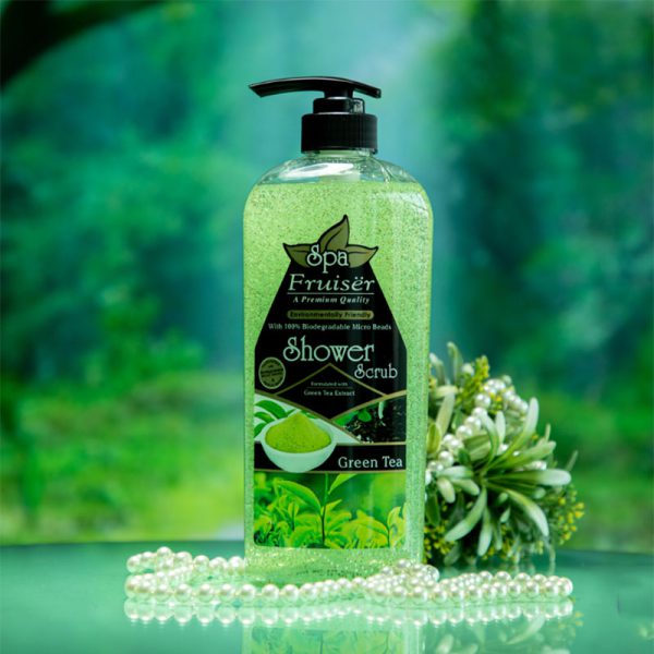 Fruiser Spa Green Tea Shower Scrub - 730ml