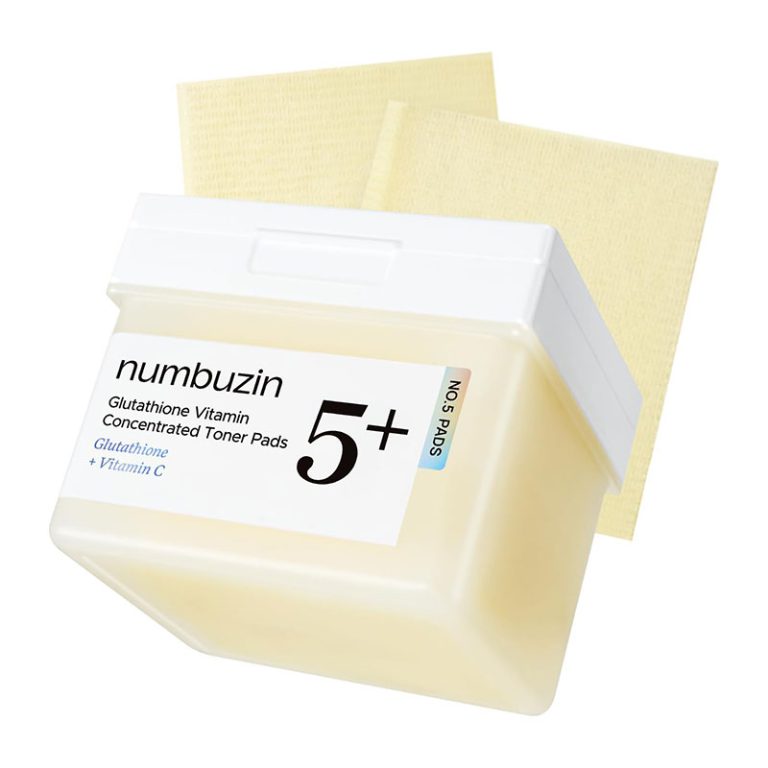 Numbuzin - No.5+ Glutathione Vitamin Concentrated Toner Pads 180ml - 70 Pads