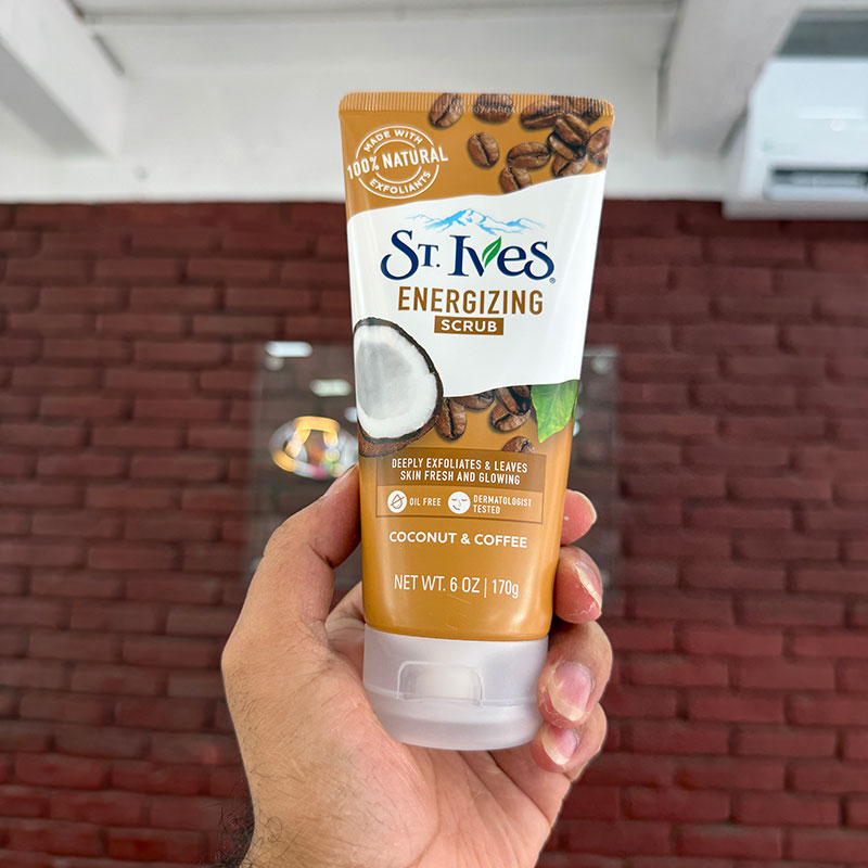 St.-Ives-Energizing-Coconut-&-Coffee-Scrub---170gm St. Ives Energizing Coconut & Coffee Scrub - 170gm