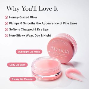 Arencia Honey Glazed Collagen Lip Mask - 15gm