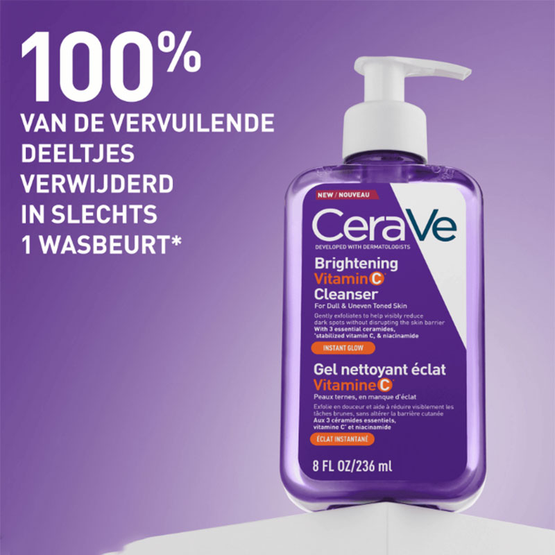 CeraVe-Brightening-Vitamin-C-Cleanser---236ml-7 CeraVe Brightening Vitamin C Cleanser - 236ml