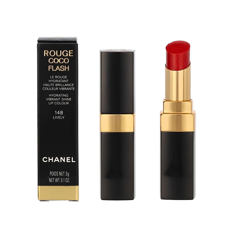 Chanel-Rouge-Coco-Flash-Hydrating-Vibrant-Shine-Lip-Colour---148-Lively--3g Chanel Rouge Coco Flash Hydrating Vibrant Shine Lip Colour - 148 Lively 3g