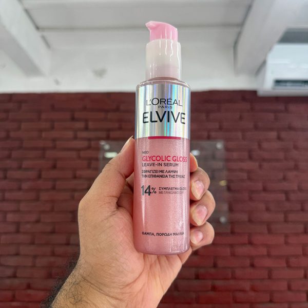 L’Oreal Paris Elvive Glycolic Gloss Leave-In Serum for Dull Hair 150ml (France)