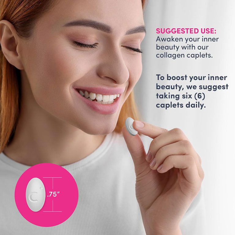 NeoCell Grassfed Collagen Bio-Peptides + C & Biotin 180 Caplets