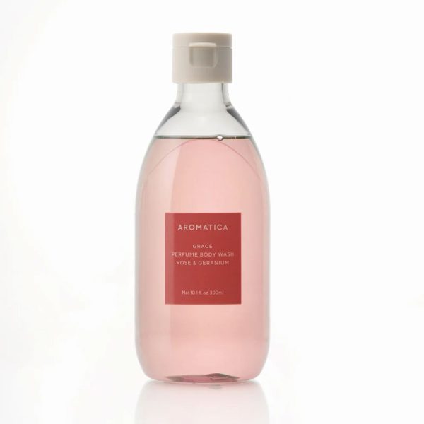 Aromatica Grace Perfume Body Wash Rose & Geranium - 300ml