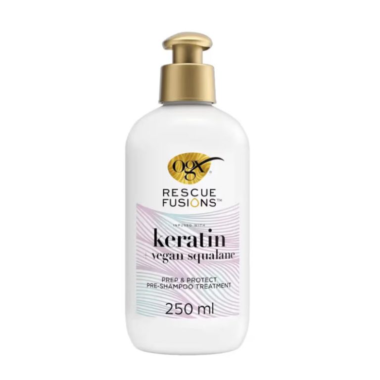 OGX Rescue Fusions keratin + Vegan Squalane Prep & Protect Pre-shampoo Treatment 250ml