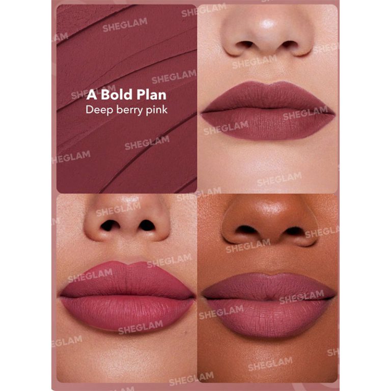 SHEGLAM Dynamatte Boom Long-Lasting Matte Lipstick A Bold Plan - 2.7g