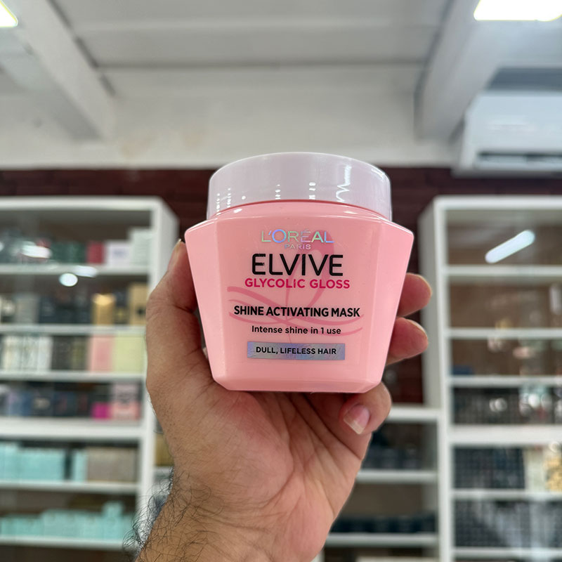 L'Oreal-Elvive-Glycolic-Gloss-Shine-Activating-Mask---300ml-6 L'Oreal Elvive Glycolic Gloss Shine Activating Mask - 300ml
