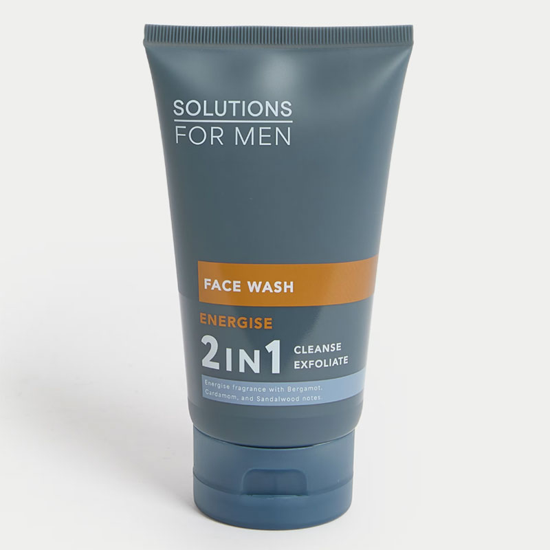 Marks-&-Spencer-Solutions-for-Men-ENERGISE-Face-Wash-150ml Marks & Spencer Solutions for Men ENERGISE Face Wash 150ml