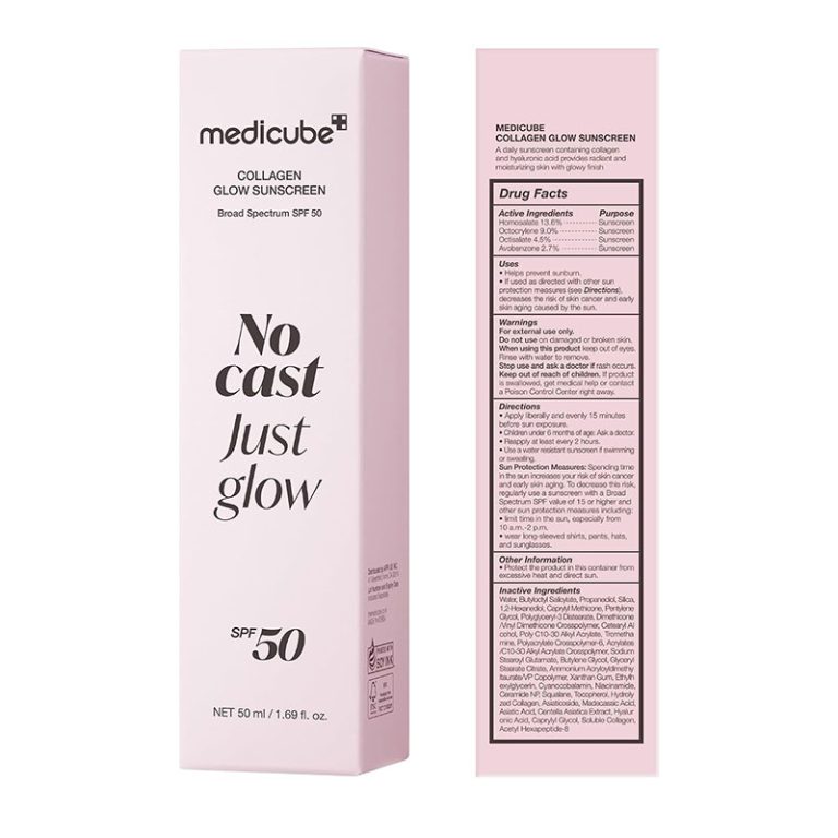 Medicube Collagen Glow Sunscreen SPF 50+ PA++++ 50ml