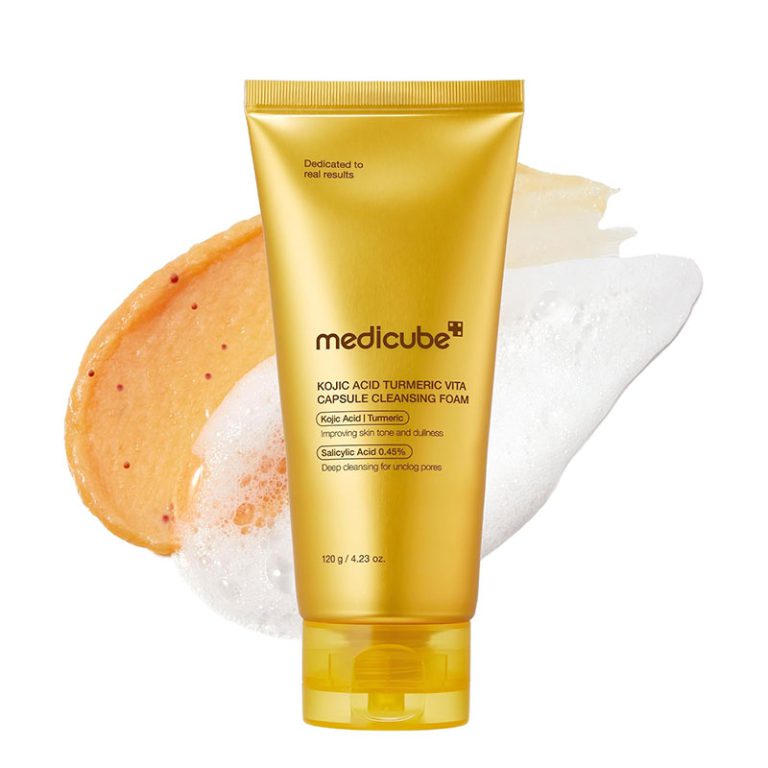 Medicube Kojic Acid Turmeric Vita Capsule Cleansing Foam 120g
