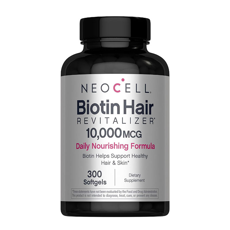 NeoCell-Biotin-Hair-Revitalizer-10000-mcg---300-Softgels-3 NeoCell Biotin Hair Revitalizer 10000 mcg - 300 Softgels