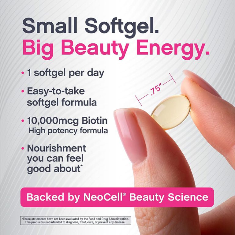 NeoCell Biotin Hair Revitalizer 10000 mcg - 300 Softgels