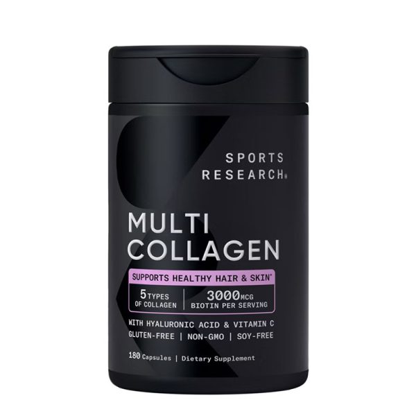 Sports Research Multi Collagen 180 Capsules