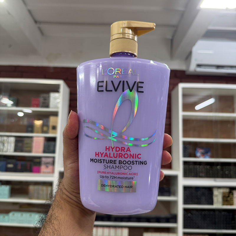L’Oréal-Paris-Elvive-Hydra-Hyaluronic-Moisture-Boosting-Shampoo-for-Dehydrated-Hair---1-L L’Oréal Paris Elvive Hydra Hyaluronic Moisture Boosting Shampoo for Dehydrated Hair - 1 L