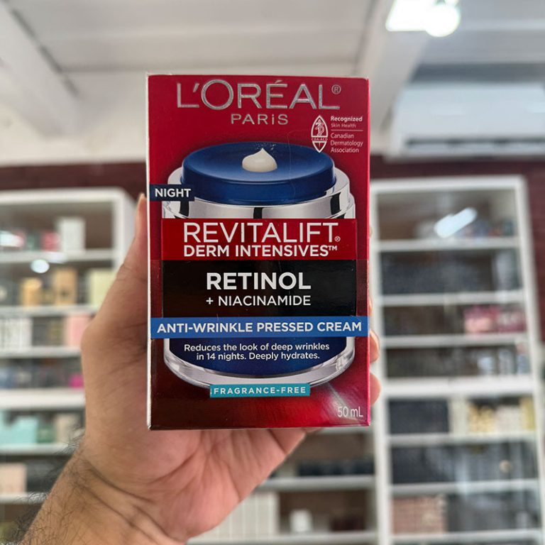 L'Oreal Revitallift Night Anti-Wrinkle Pressed Cream with Retinol + Niacinamide - 50ml