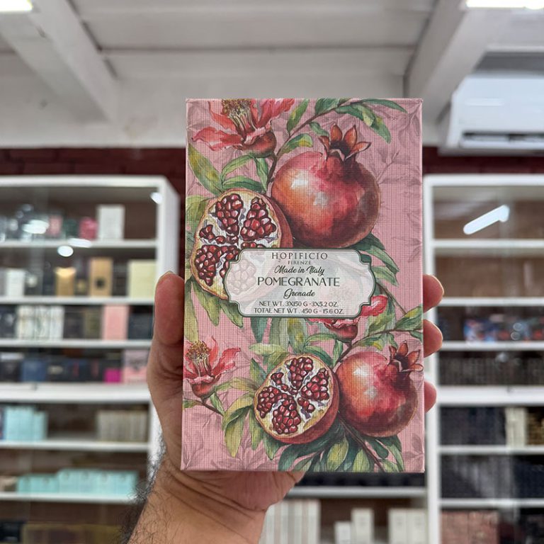 Hopificio Firenze Luxury Italian Soap Set Pomegranate Grenade - 3*150G